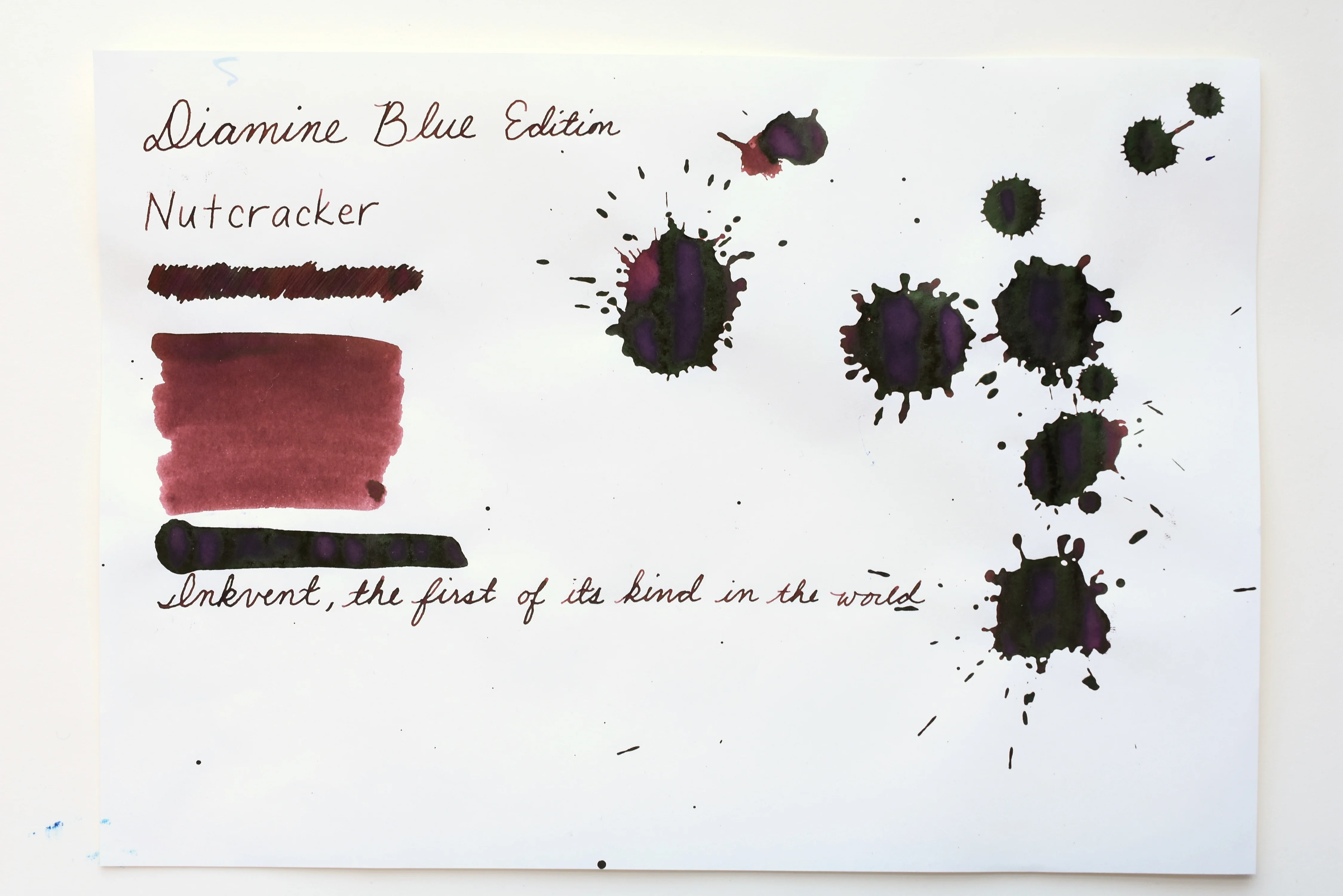 Ink Sample - Diamine Blue Edition | Yoseka Stationery