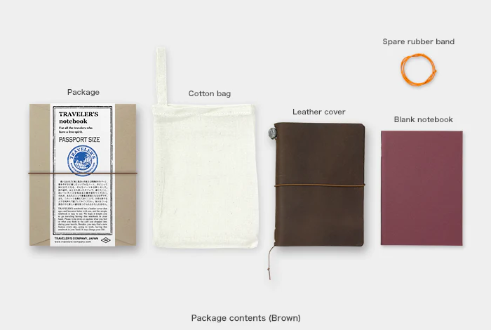 TRAVELER's Notebook - Passport Size - Brown - Image 5